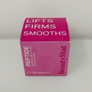 BEAUTYSTAT‎ Peptide Wrinkle Relaxing Moisturizer Cream 1.7 oz | 50ml Sealed